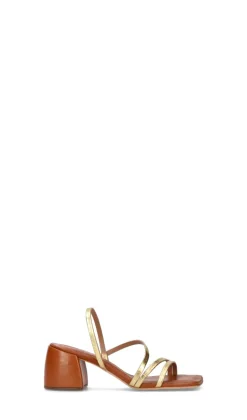 VICENZA Sandalo donna oro in pelle