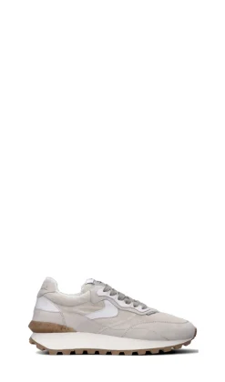 VOILE BLANCHE Sneaker uomo grigia chiara in pelle