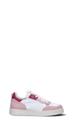 WOMSH Sneaker donna bianca/rosa in pelle